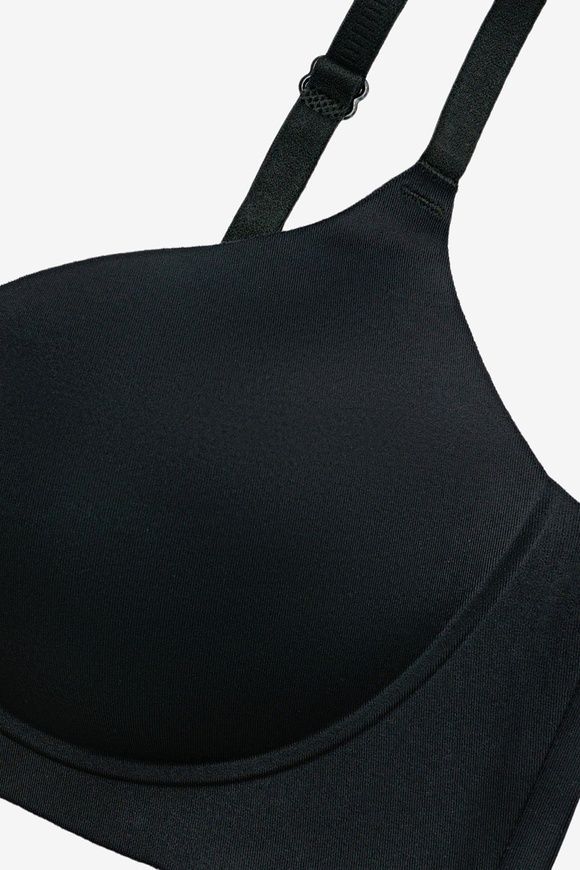 Бюстгальтер формованный без косточек, черный 424-black-70 фото