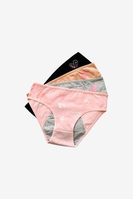 Жіночі трусики для критичний днів Hana, набір з 4 трусиків 22123-pink-s фото